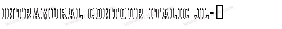 Intramural Contour Italic JL字体转换